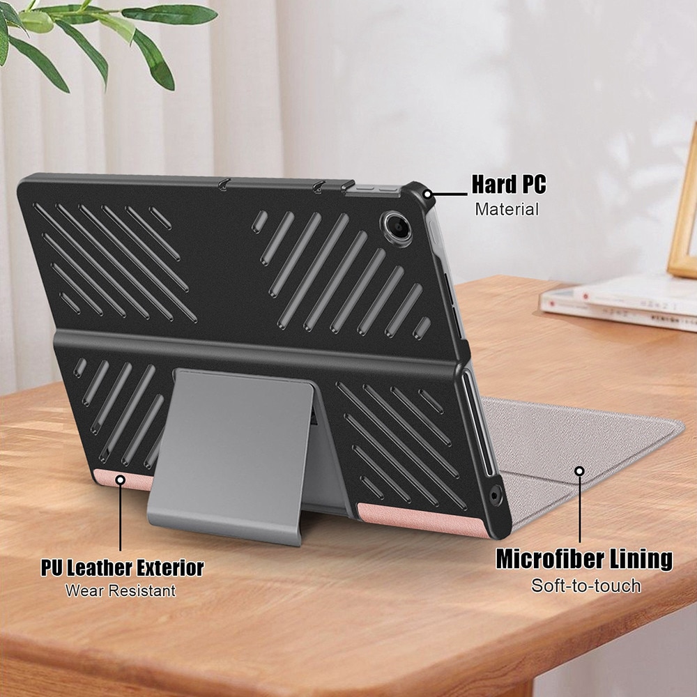 Husa pentru Lenovo Tab Plus, FoldPro, Roz