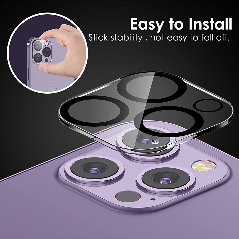 Set 2 folii protectie telefon, Pentru ecran/camera, Compatibil cu iPhone 12 Pro Max, Usor de instalat in 30 de secunde cu dispozitivul de potrivire automata, Transparent