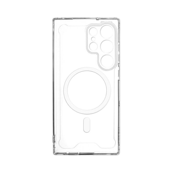 Husa CENTO ComoPlus compatibila cu Samsung S25 Ultra Transparent (MAGSAFE)