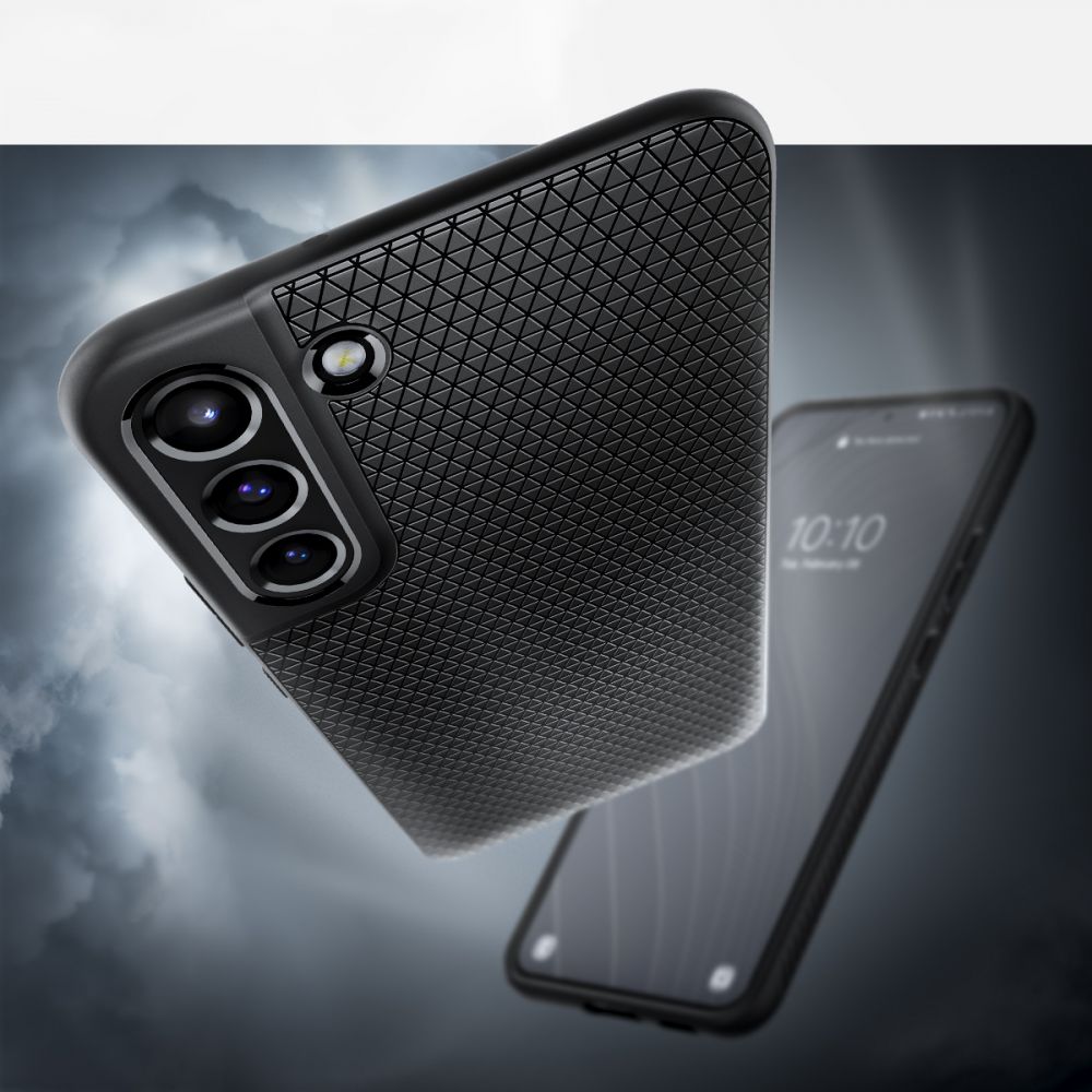 Husa, Spigen Liquid Air pentru Samsung Galaxy S22 Plus, Negru