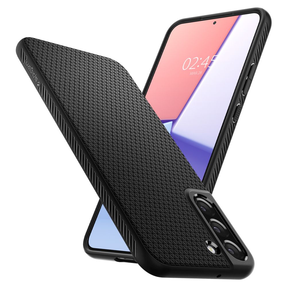 Husa, Spigen Liquid Air pentru Samsung Galaxy S22 Plus, Negru