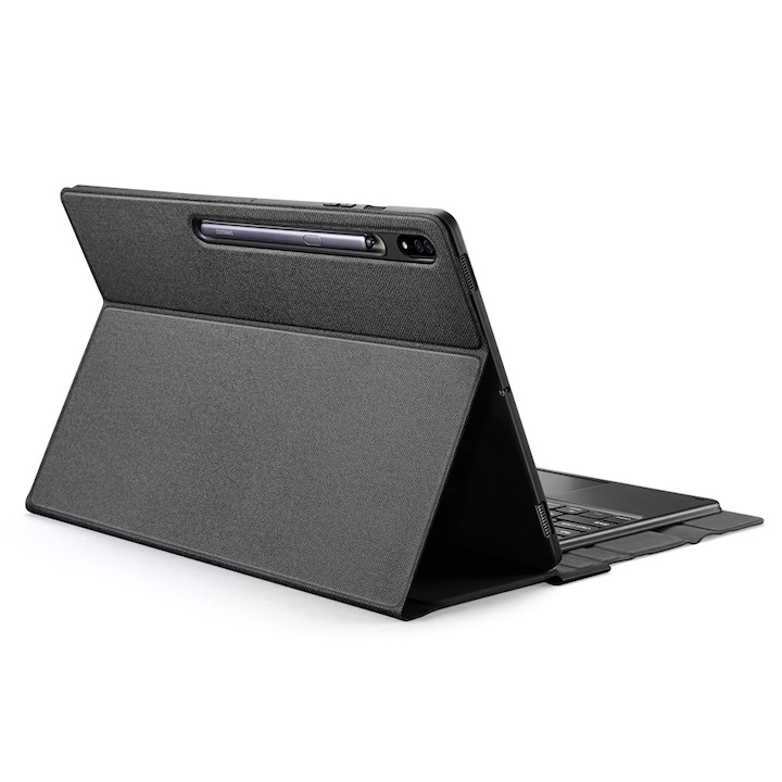 Husa tastatura pentru Samsung Galaxy Tab S8 Ultra, DuxDucis, Negru