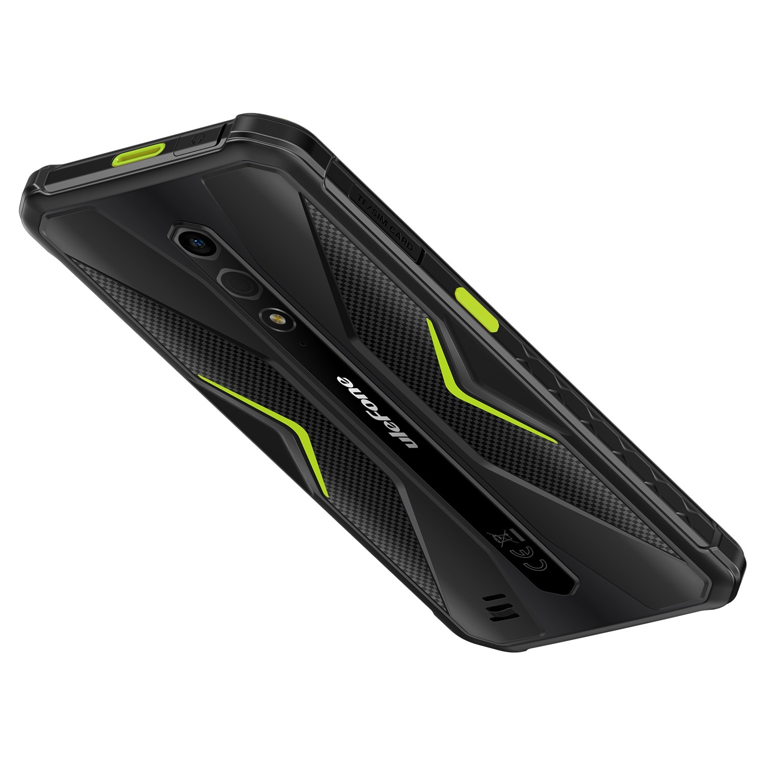 Telefon mobil Ulefone Armor X12 Pro, Dual SIM, 4G, Octa-Core Mediatek Helio G36, IPS 5.45-inch HD+, 8GB RAM (4GB + 4GB RAM), 64GB, 4860mAh, NFC, IP68, Android 13, Green