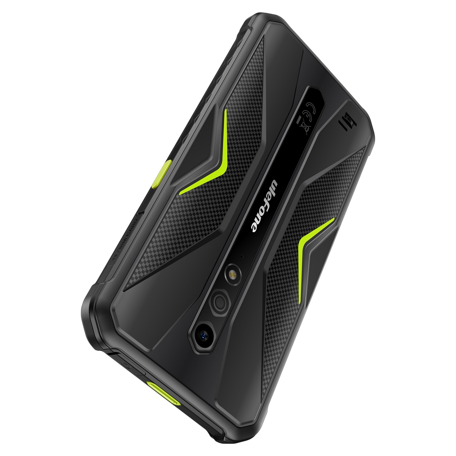 Telefon mobil Ulefone Armor X12 Pro, Dual SIM, 4G, Octa-Core Mediatek Helio G36, IPS 5.45-inch HD+, 8GB RAM (4GB + 4GB RAM), 64GB, 4860mAh, NFC, IP68, Android 13, Green