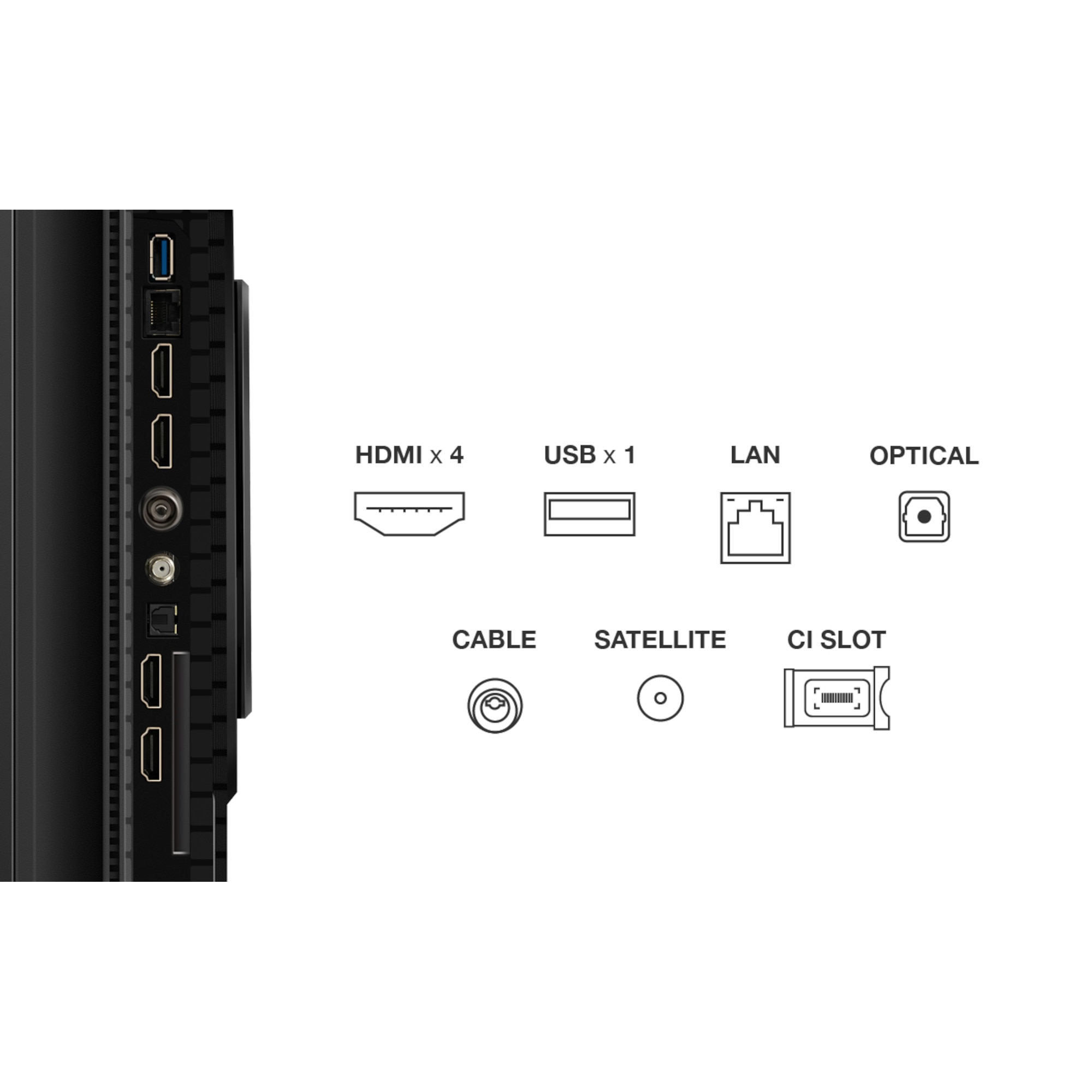 Televizor Smart QLED TCL 55T8C, 139 cm, Ultra HD 4K, Clasa F