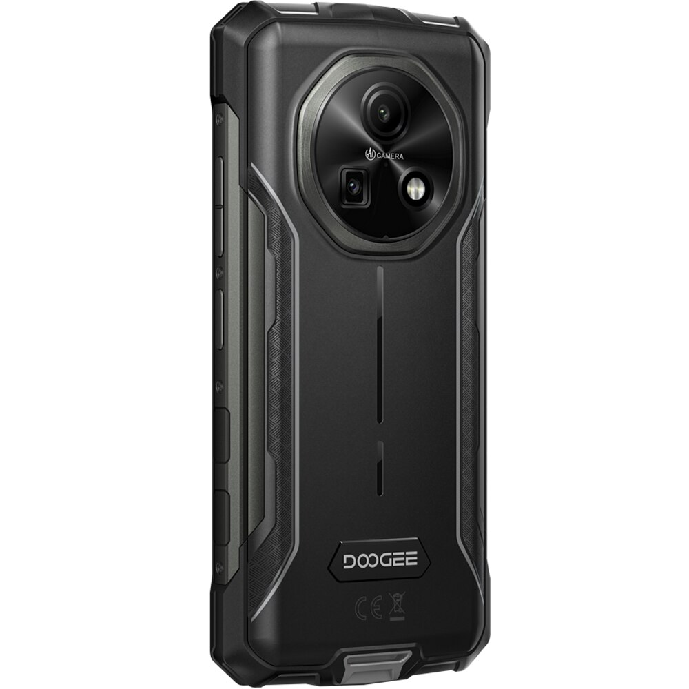 Telefon mobil Doogee Fire 7, 5G, Dual SIM, Dimensity 6300, 6.6-inch IPS 90Hz, 256GB, NFC, 13000mAh, IP68/IP69K, Android 15, Grey