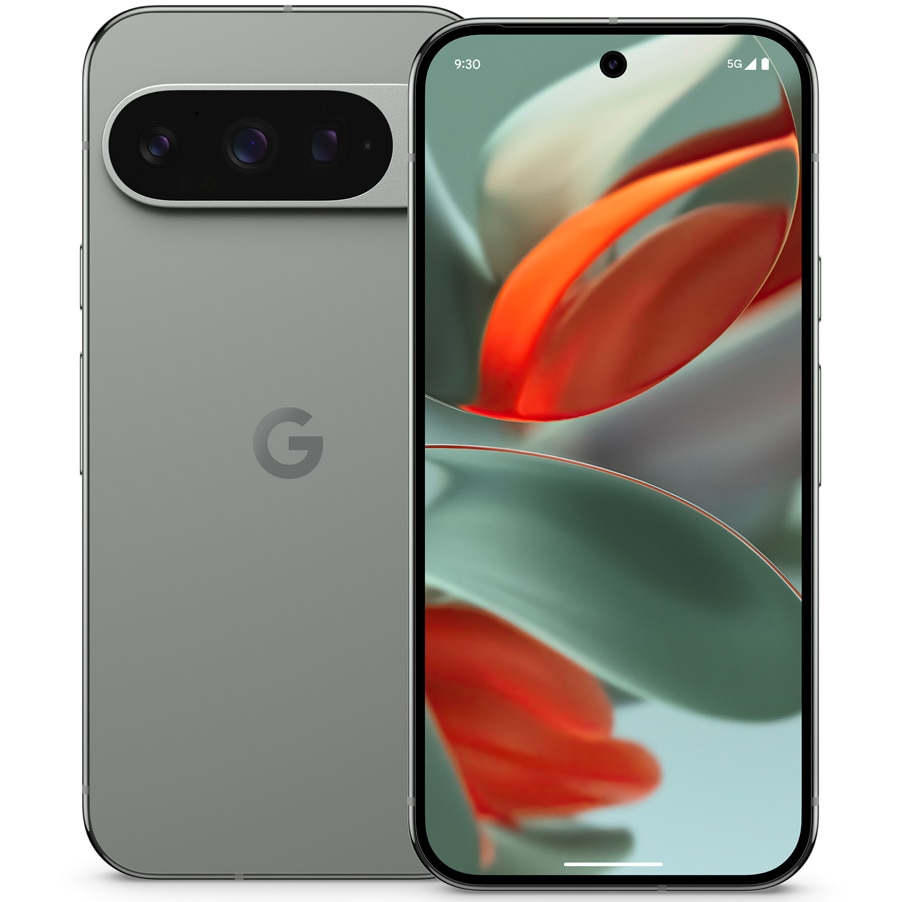 Telefon mobil Google Pixel 9 Pro, 512GB, 16GB RAM, 5G, Hazel