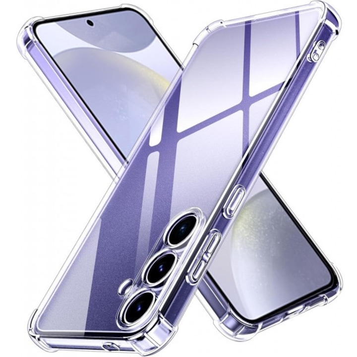 Husa Upzz® Shock Armor Compatibila Cu Samsung Galaxy S26, Protectie Sporita, Silicon, Transparenta