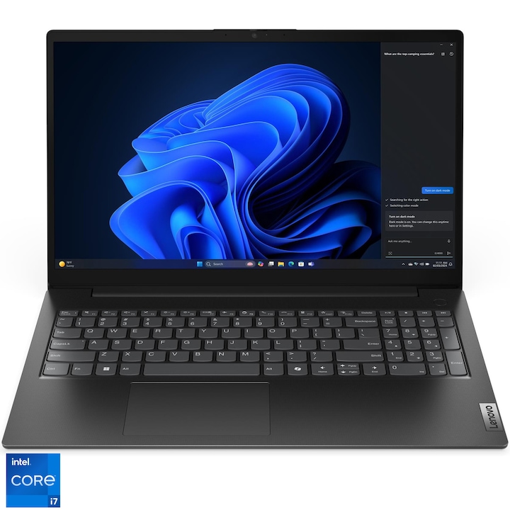 Laptop Lenovo V15 G5 cu procesor Intel® Core™ i7-13620H pana la 4.90 GHz, 15.6" Full HD, 16GB DDR5 RAM, 512GB SSD, Intel® UHD Graphics, Windows® 11 Pro, Business Black, 3y on-site Premium Care