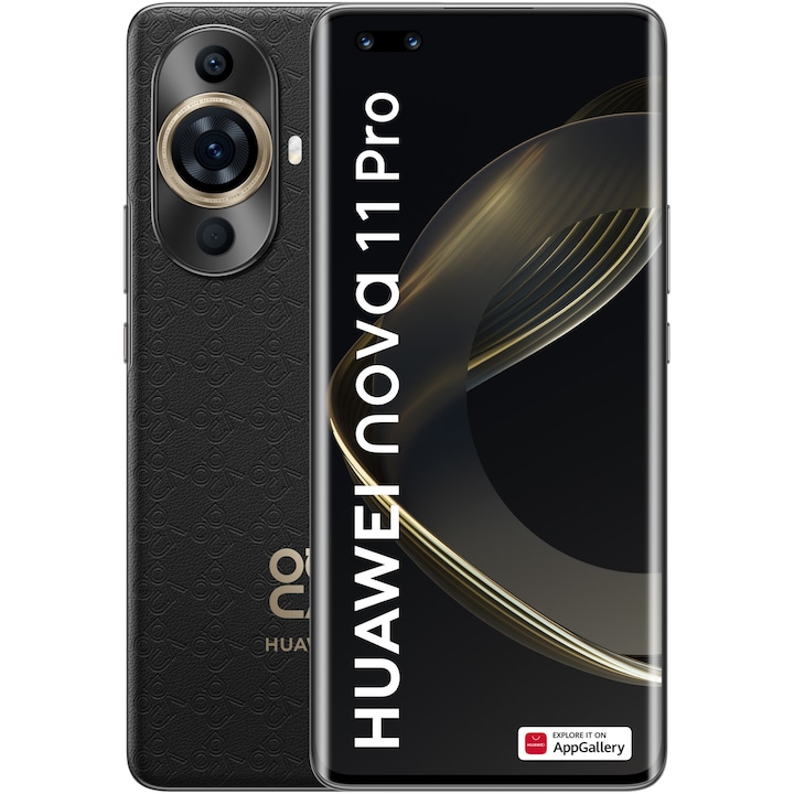 Telefon mobil Huawei Nova 11 Pro, 8GB RAM, 256GB, 4G, Black