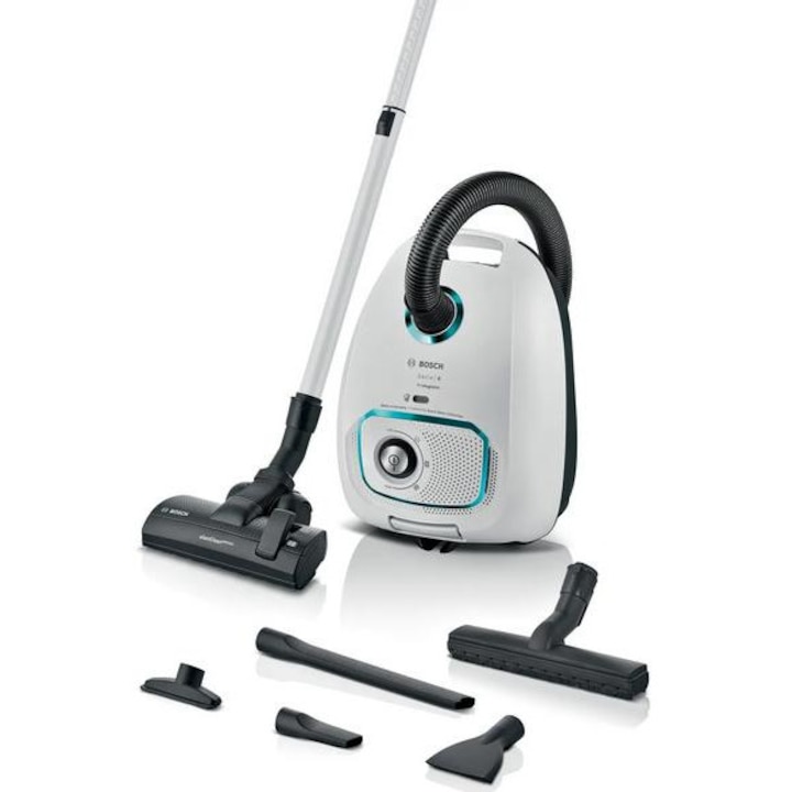 Aspirator Bosch BGL41HYG2H, antialergic, sistem de filtrare Hepa, 99,99% alergeni, multicolor