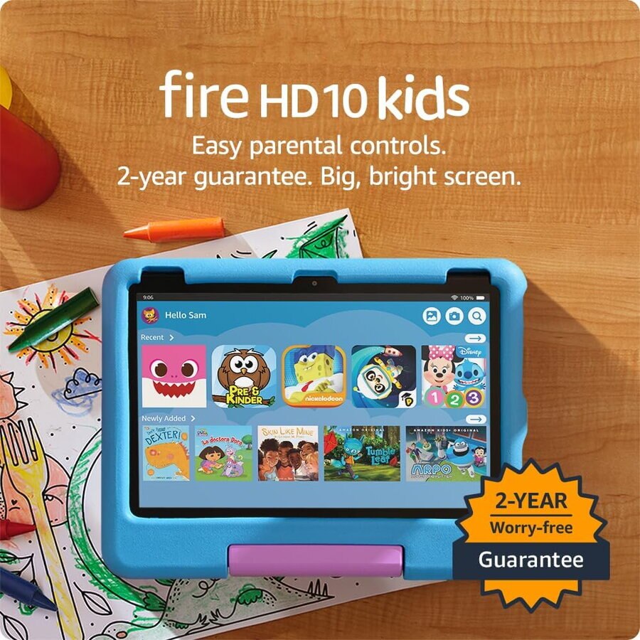 Tablet Amazon Fire HD10 Kids 13 Gen, 32GB, 10.1 inch, albastru