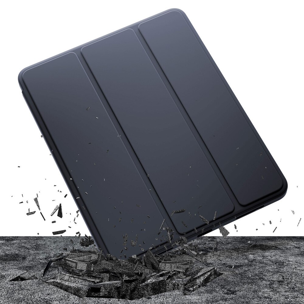 Husa tabletă 3MK Soft, tri-fold, neagră, Samsung Galaxy Tab S11