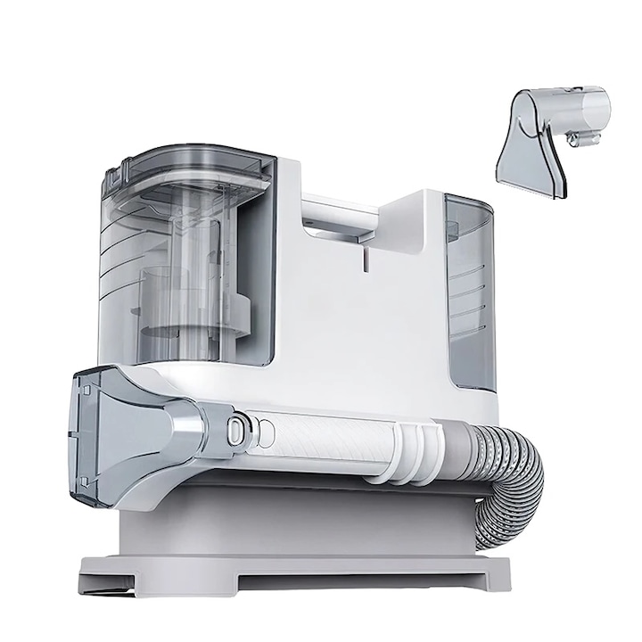 Aspirator pentru covoare, 400W, putere mare de aspiratie, capacitate rezervor apa curata 1080ml, capacitate rezervor apa murdara 800ml, portabil