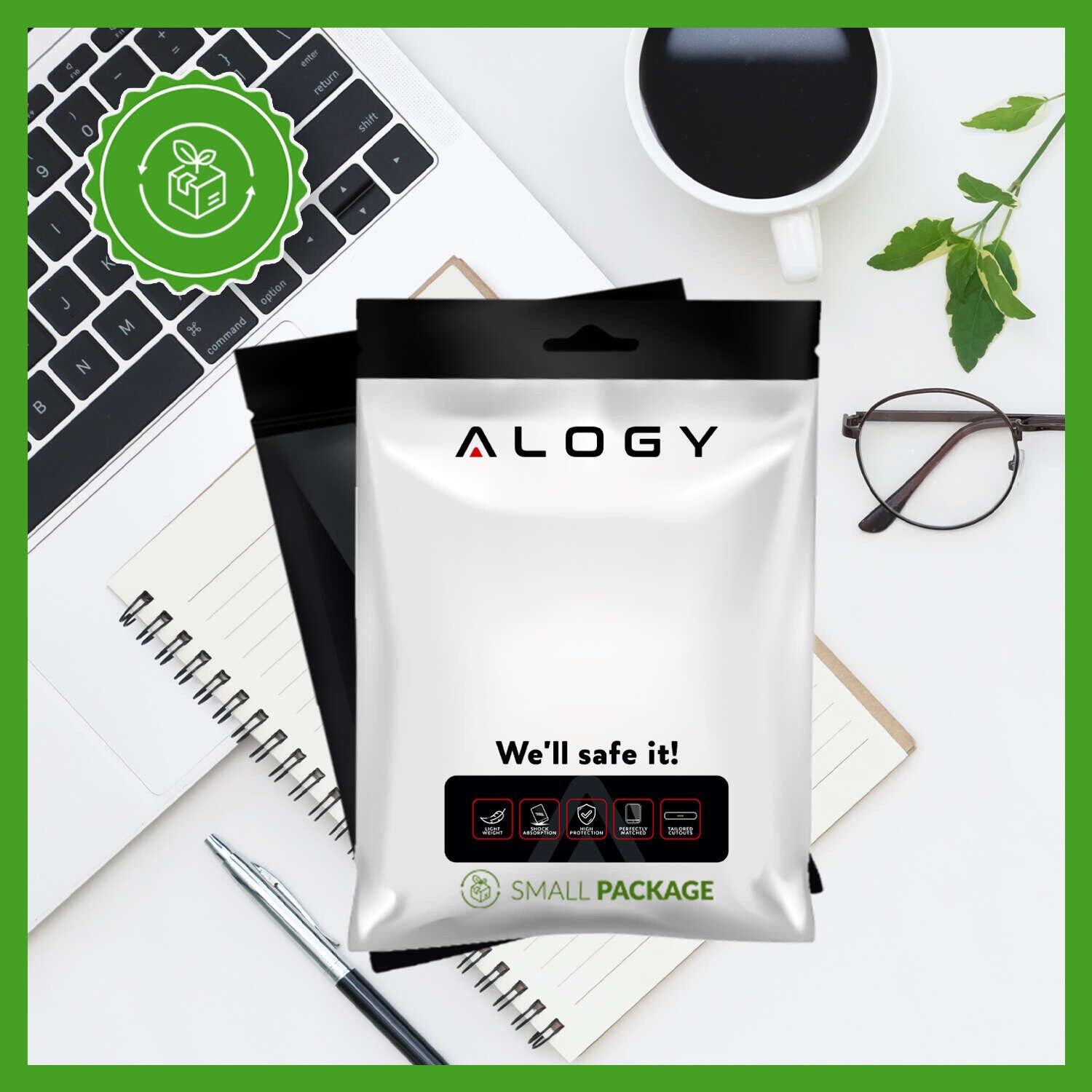 Etui pentru tableta Alogy Book Cover Case, gri, cu functie Sleep/Wake Up, set cu sticla si stylus, pentru Lenovo Tab K11 / K11E 11" si M11 10.95"