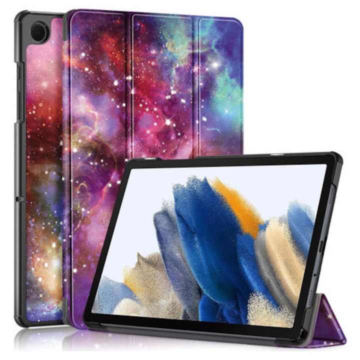 Etui pentru tableta Alogy Book Cover Case Unicorn, compatibil cu Samsung Galaxy Tab A9 Plus 2023 11", ecologic, cu suport, inchis pe magnet