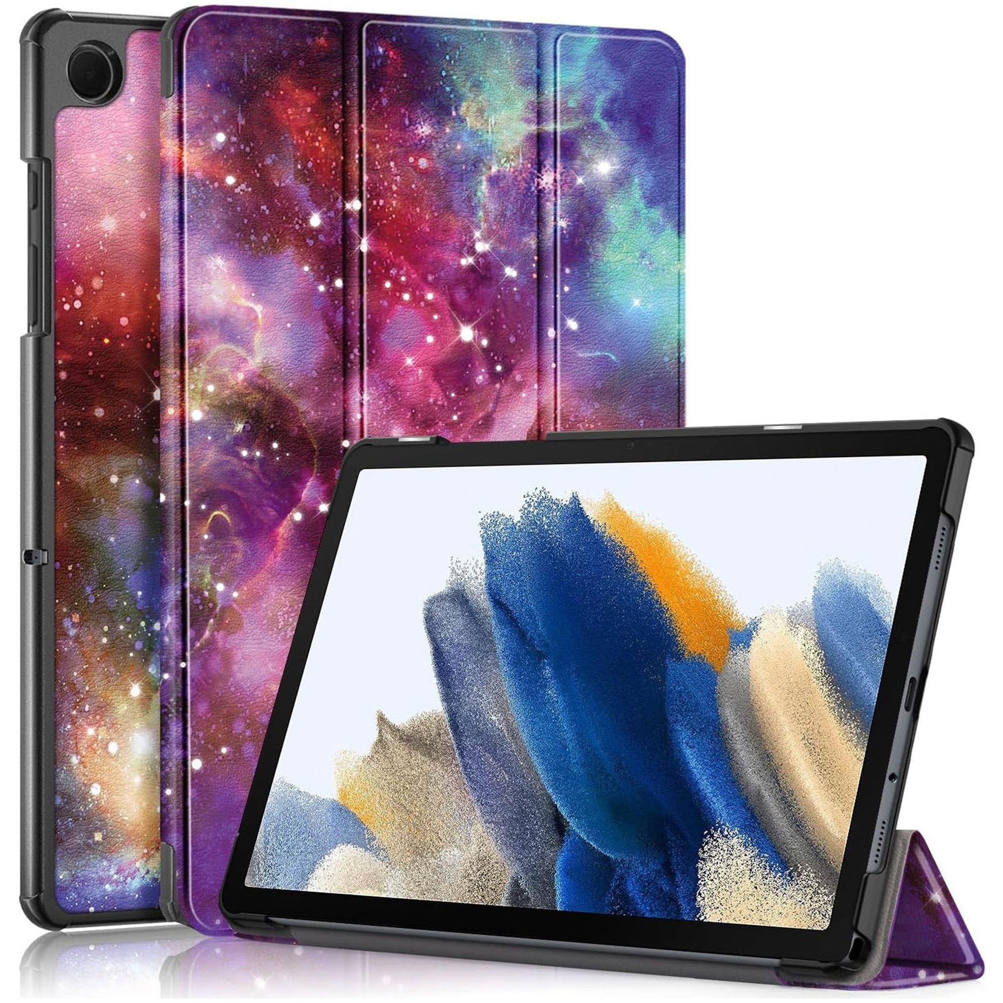 Etui pentru tableta Alogy Book Cover Case Unicorn, compatibil cu Samsung Galaxy Tab A9 Plus 2023 11", ecologic, cu suport, inchis pe magnet