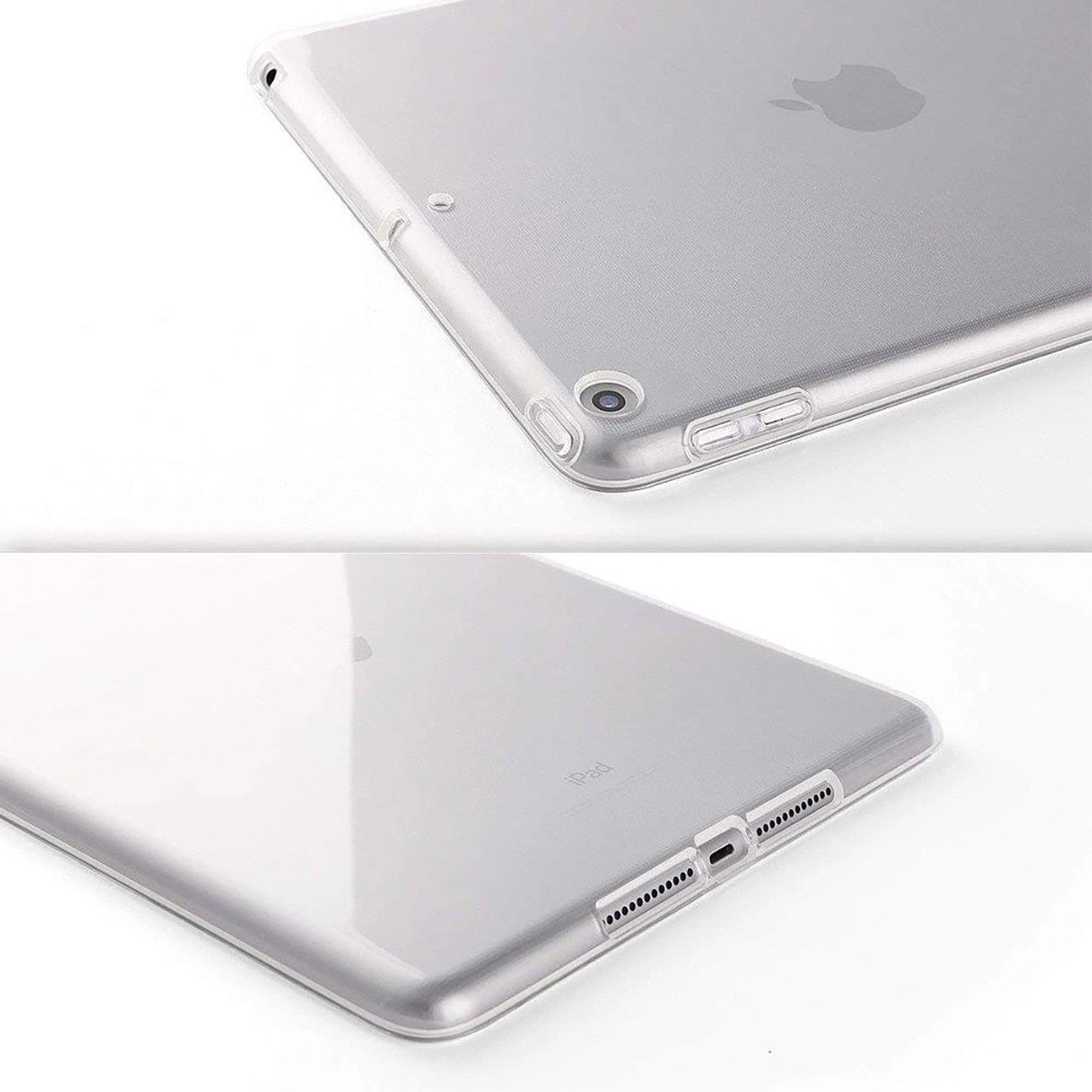 Husa tableta Slim Case, Hurtel, transparenta, compatibila iPad Air 13'' 2024 / 12.9'' 2022, protectie ecran si camera