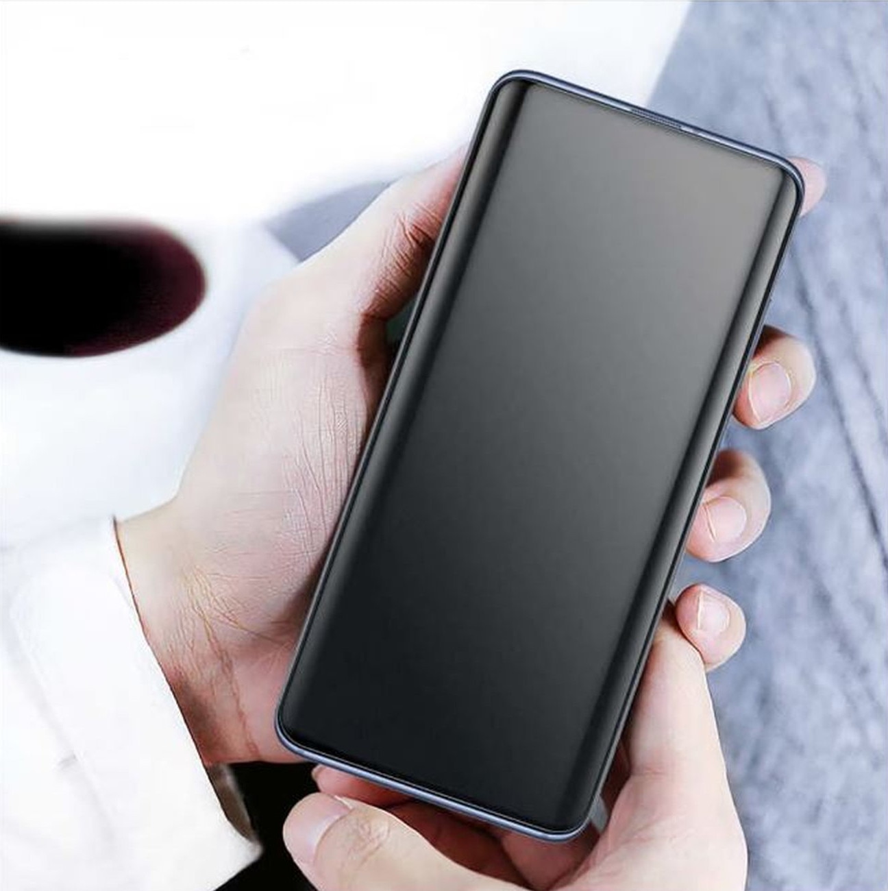 Folie De Protectie Din Silicon Privacy full screen pentru Honor 400 Lite