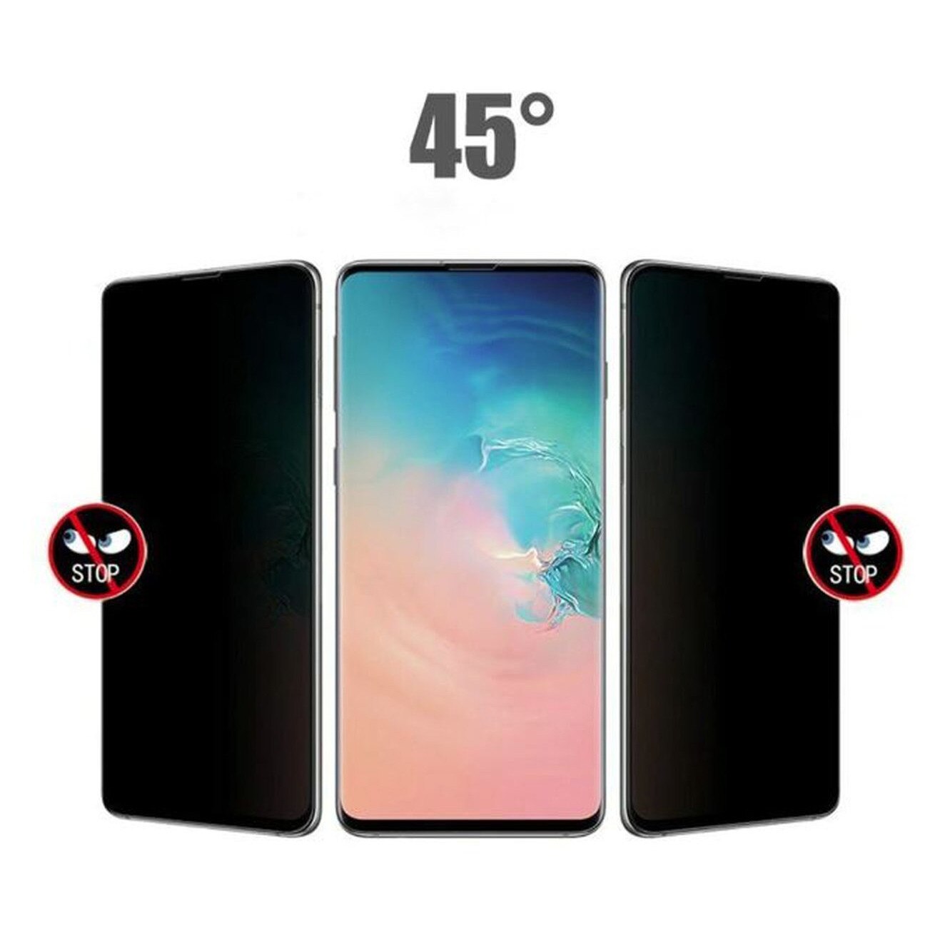 Folie De Protectie Din Silicon Privacy full screen pentru Honor 400 Lite