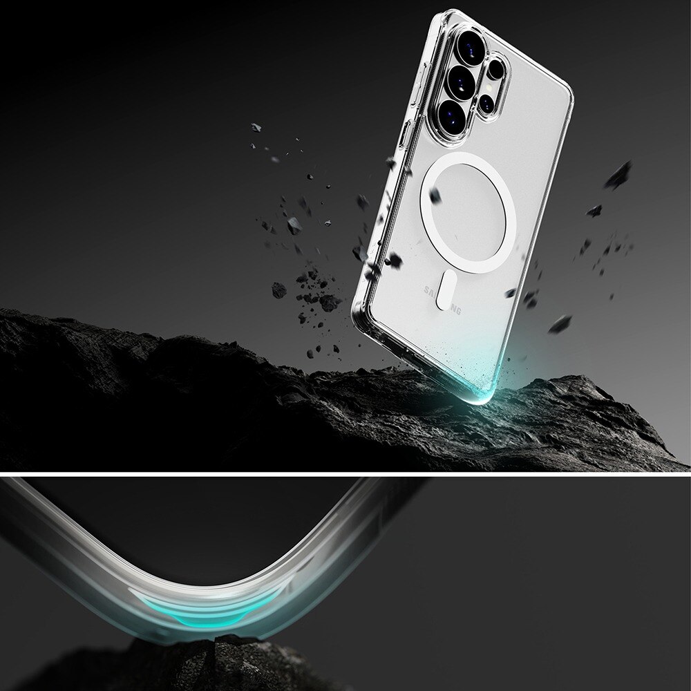 Husa pentru Samsung Galaxy S26 Ultra Ringke Fusion MagSafe, Incarcare wireless, Protectie camera, Calitate premium, Transparent