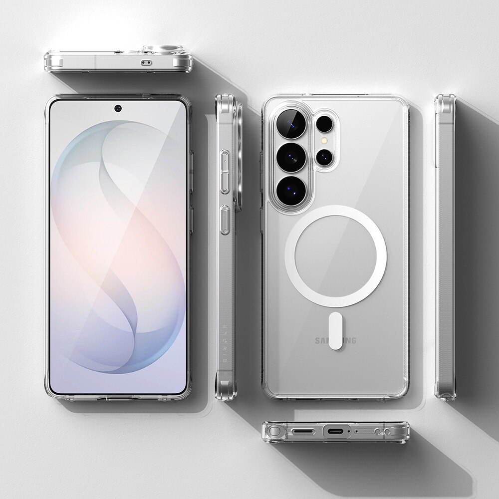 Husa pentru Samsung Galaxy S26 Ultra Ringke Fusion MagSafe, Incarcare wireless, Protectie camera, Calitate premium, Transparent