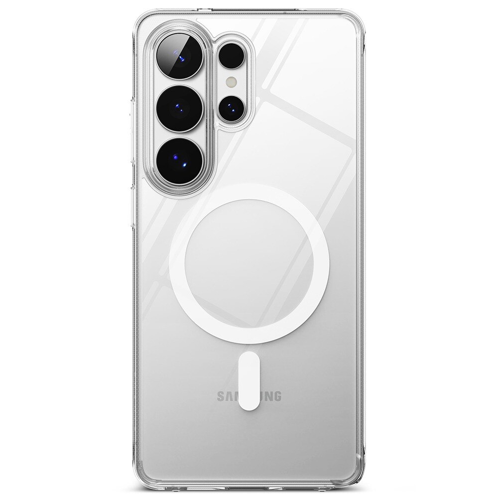 Husa pentru Samsung Galaxy S26 Ultra Ringke Fusion MagSafe, Incarcare wireless, Protectie camera, Calitate premium, Transparent