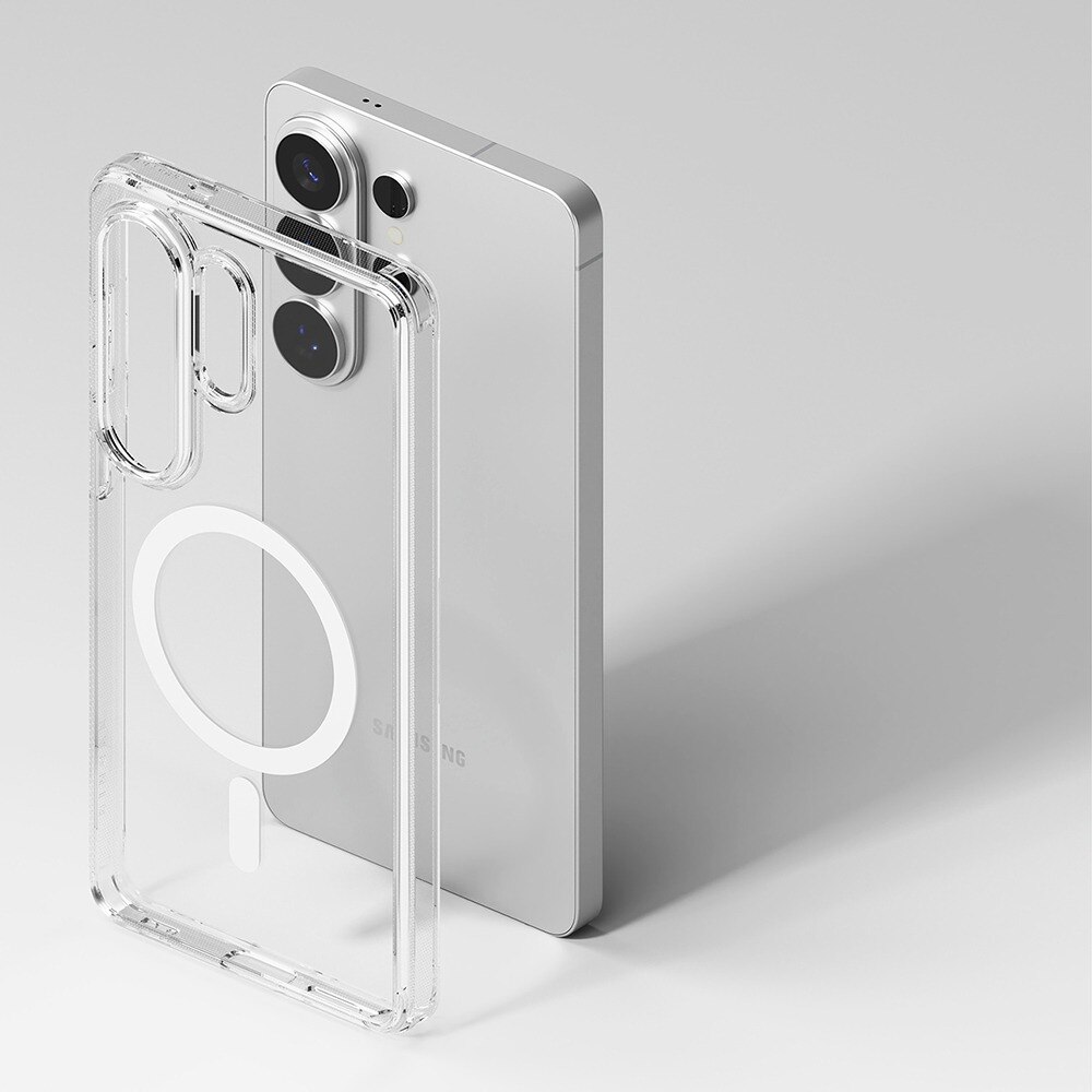 Husa pentru Samsung Galaxy S26 Ultra Ringke Fusion MagSafe, Incarcare wireless, Protectie camera, Calitate premium, Transparent