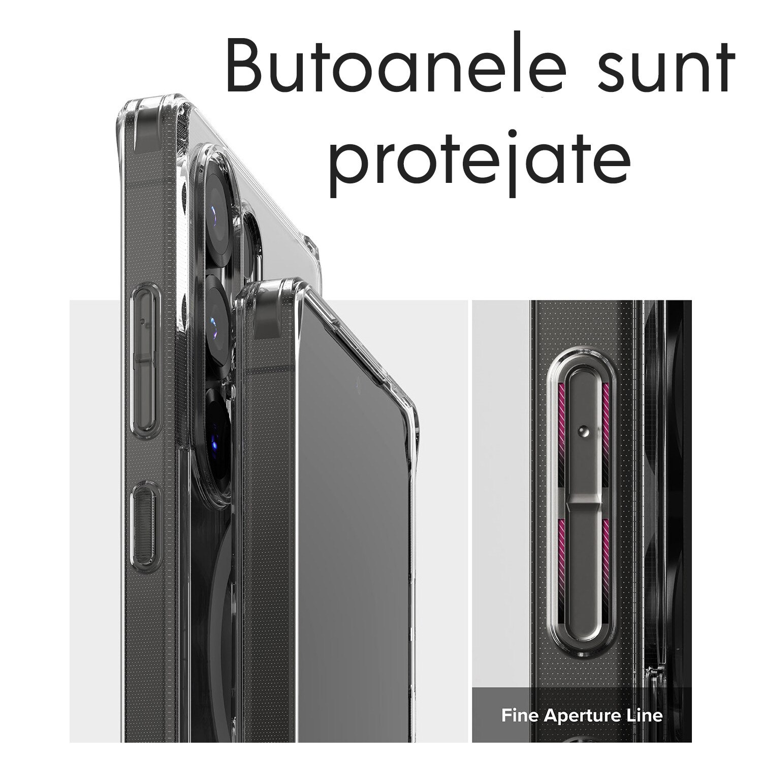 Husa pentru Samsung Galaxy S26 Ultra Ringke Fusion MagSafe, Incarcare wireless, Protectie camera, Calitate premium, Transparent