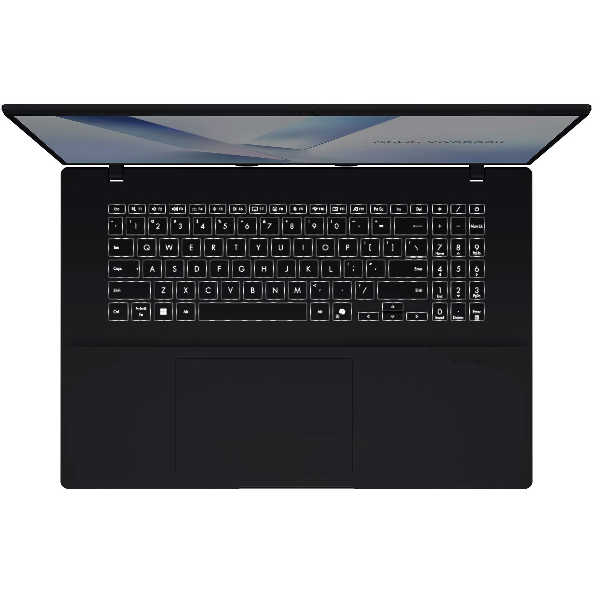 Laptop ASUS Vivobook 18 M1807GA cu procesor AMD Ryzen™ AI 7 445 pana la 4.6GHz, 18" WUXGA, IPS, 144Hz, 32GB DDR5 RAM, 1TB SSD, AMD Radeon™ Graphics, No OS, Quiet Blue
