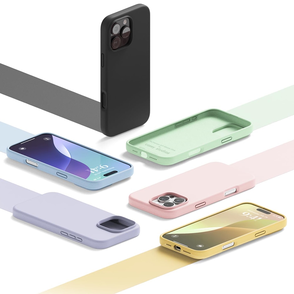 Husa CASEY STUDIOS™ compatibila cu iPhone 16 Pro Max, Soft Silicone Premium, Microfibra in Interior, Roz, de Protectie, Ultra Slim, pentru Incarcare Wireless, Margini Ridicate de Protectia Ecranului si a Camerelor