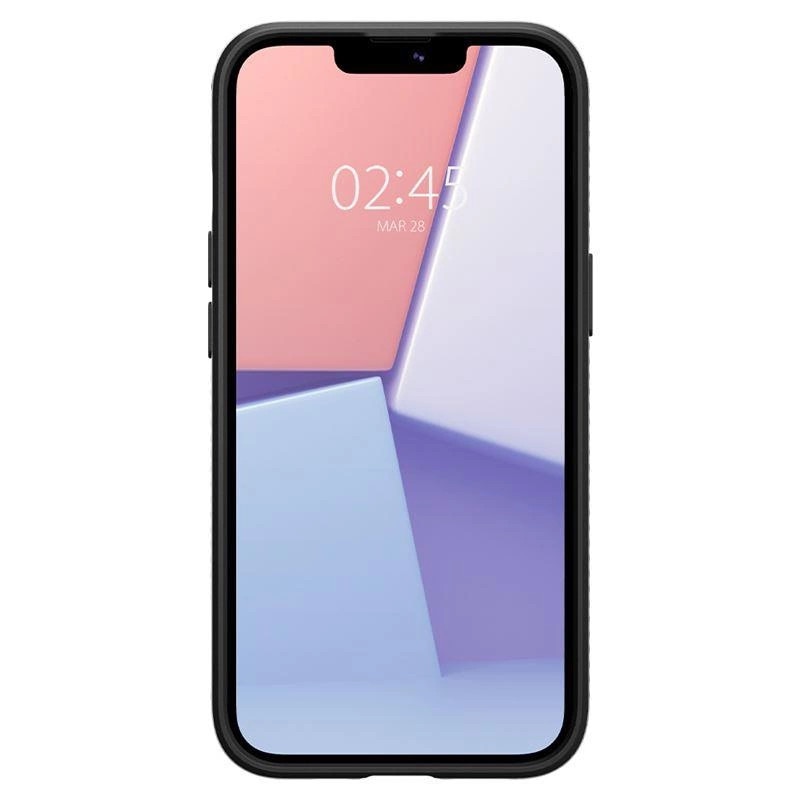 Carcasa Spigen Liquid Air compatibila cu Apple iPhone 13 Matte Black