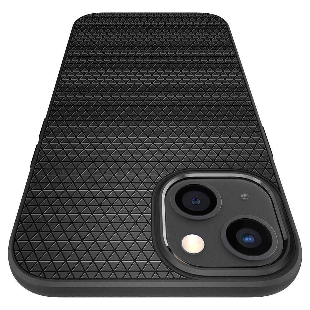 Carcasa Spigen Liquid Air compatibila cu Apple iPhone 13 Matte Black