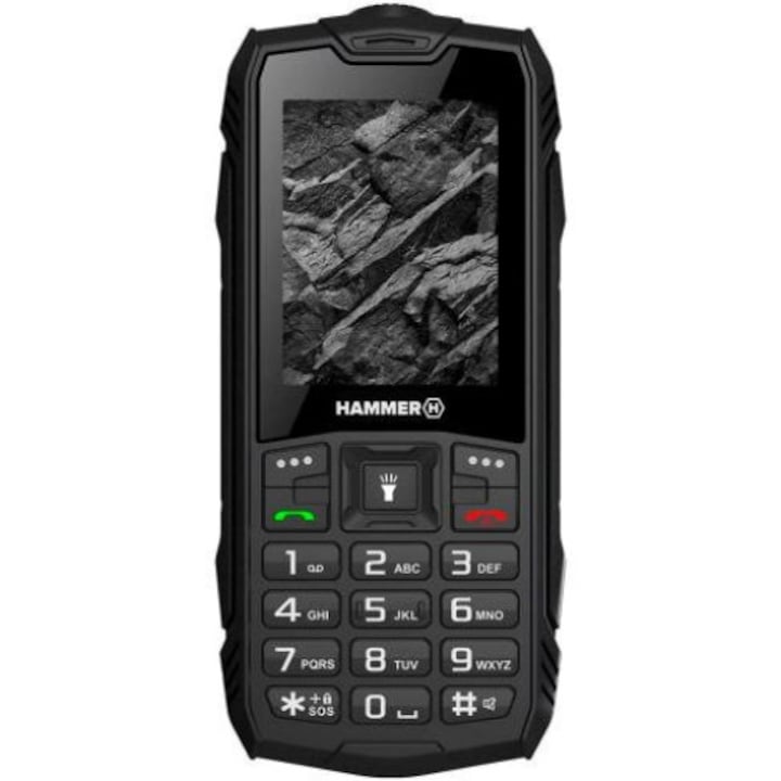 Telefon Mobil MyPhone Hammer Rock LTE, Dual SIM, 64 MB RAM, 1 GB, 4G, negru