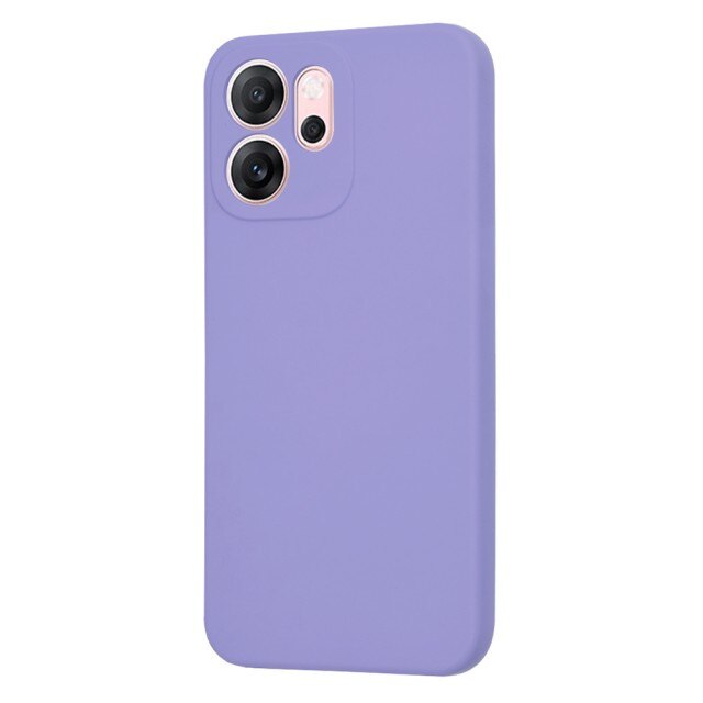 Husa Upzz® SoftFlex Pentru Oppo Reno14 F / Reno14 FS 5G, Silicon Soft, Protectie La Camera, Alcantara La Interior, Light Purple