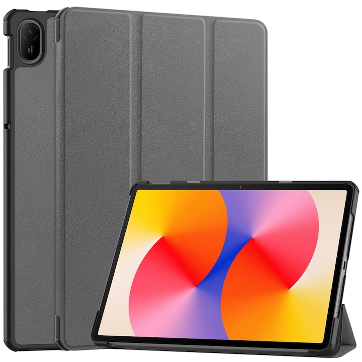 Husa tableta pentru Huawei MatePad SE 11, XGSM, functie stand, gri
