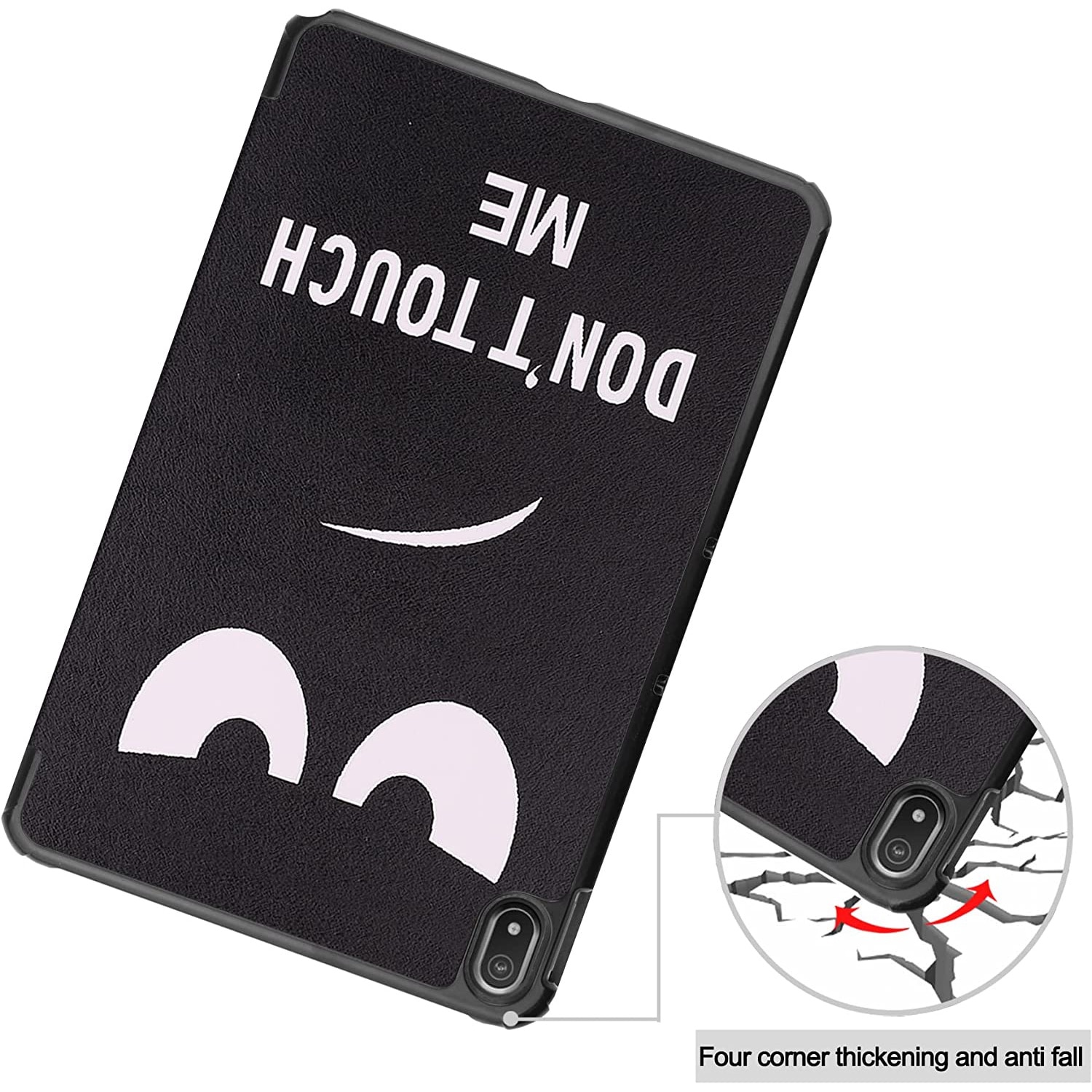 Husa pentru Samsung Galaxy Tab S10Lite/S10/S10Fe/S9/S9 FE, Slim, Smart Cover, Trifold, 11", model Don"t Touch Me, Sigloo