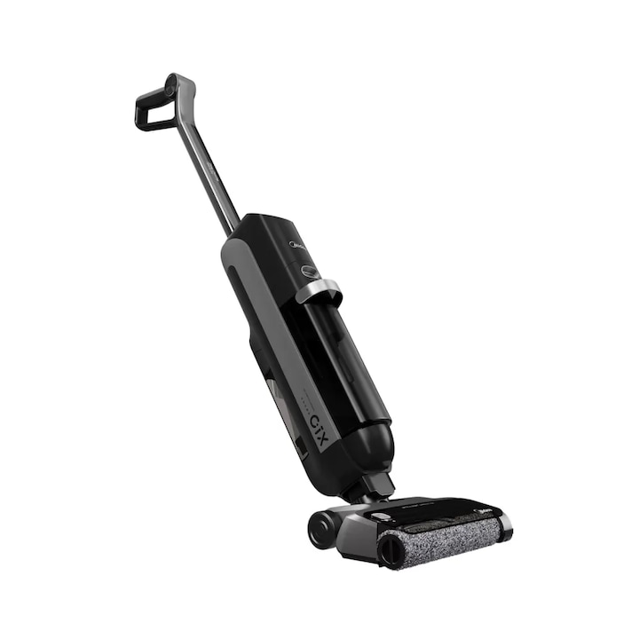 Aspirator fara fir Midea X10, umed/uscat, 220 W, 22.2 V, 35 min, negru