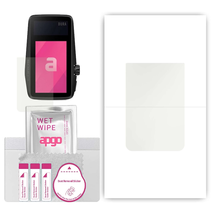 Folie de protectie MAT MATTE apgo pentru Coros Dura Gps – autoadeziva, afisare completa, hidrogel, anti-zgarieturi, full glue, 5D