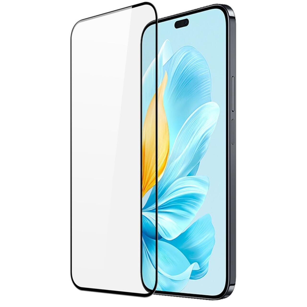 Folie de protectie Lemontti din sticla Curbata 3D pentru Honor 200, Negru
