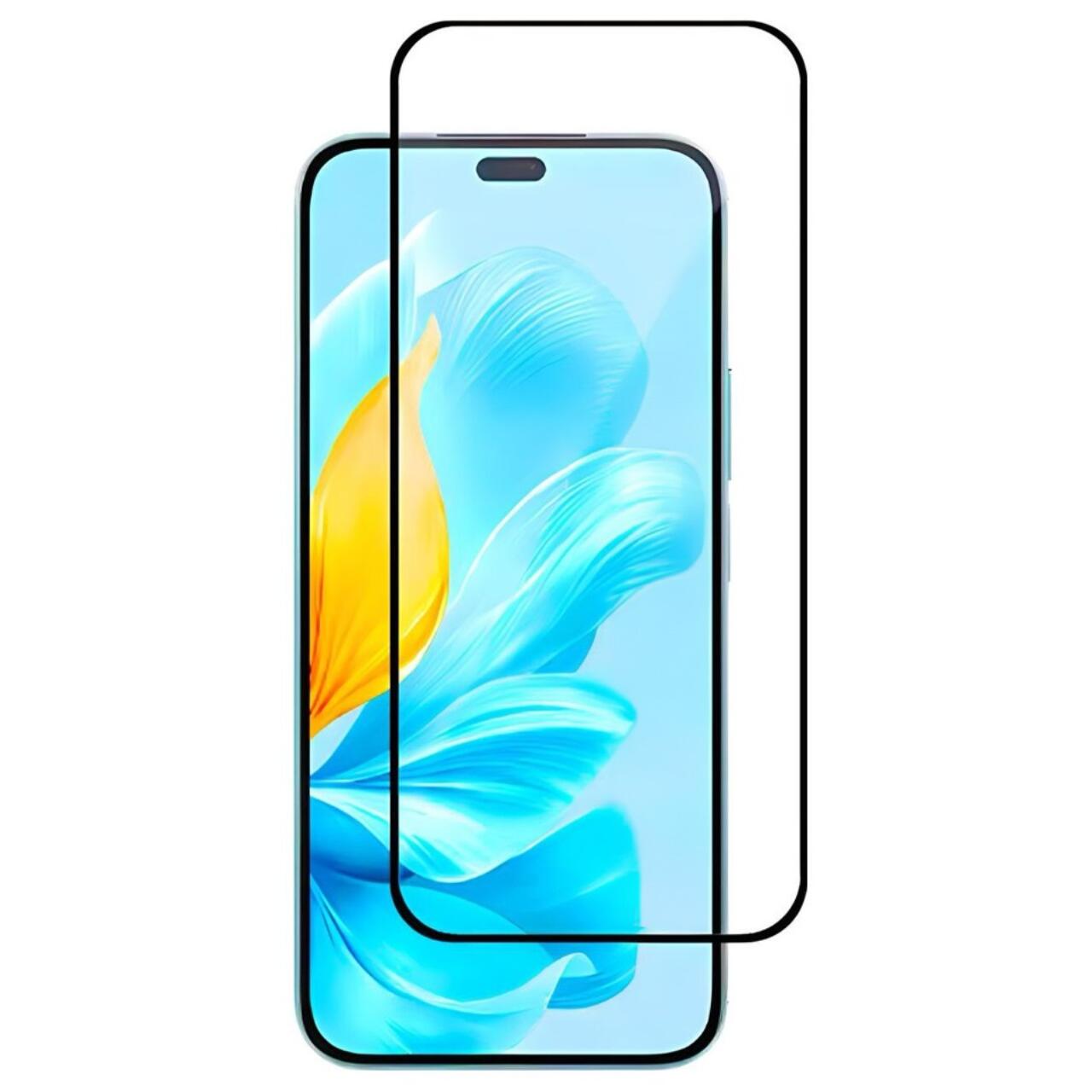 Folie de protectie Lemontti din sticla Curbata 3D pentru Honor 200, Negru