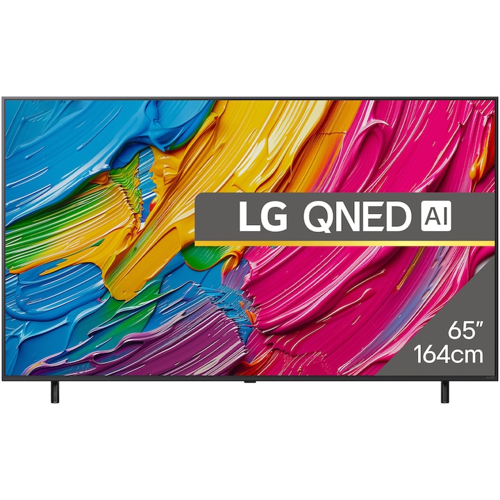 RESIGILAT: Televizor LG QNED 65QNED80A3A, 164 cm, Smart, 4K Ultra HD, Clasa E (Model 2025)