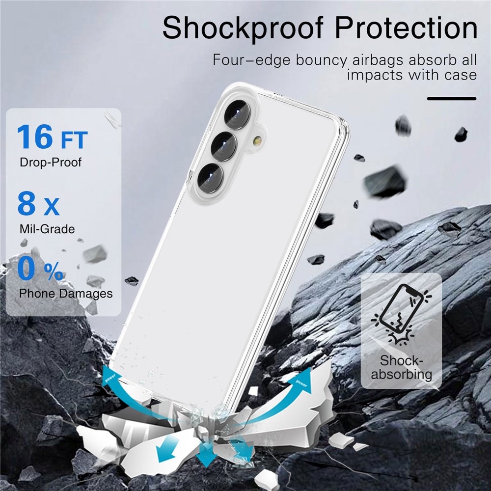 Husa din Silicon pentru Samsung Galaxy S26 Plus, Anti-Ingalbenire, Crystal Clear Transparency, Rezistenta si Protectie, Transparenta