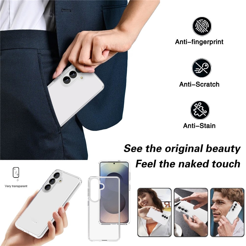 Husa din Silicon pentru Samsung Galaxy S26 Plus, Anti-Ingalbenire, Crystal Clear Transparency, Rezistenta si Protectie, Transparenta