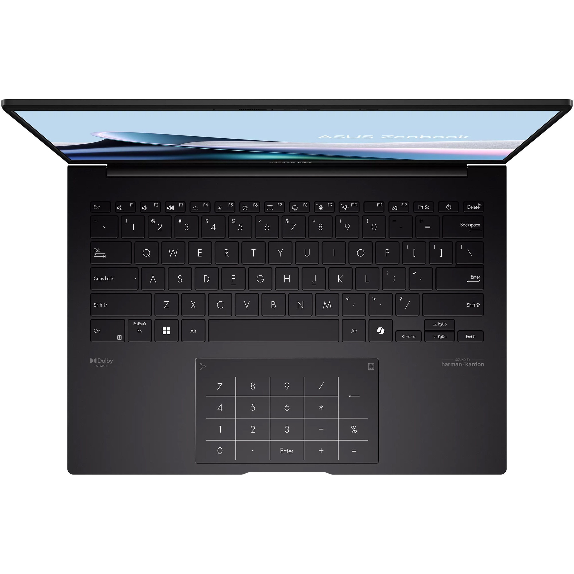 Laptop ASUS Zenbook 14 UM3406GA cu procesor AMD Ryzen™ AI 7 445 pana la 4.6GHz, 14'', WUXGA, OLED, Touch, 32GB DDR5 RAM, 1TB SSD, AMD Radeon™ Graphics, Windows 11 Home, Jade Black