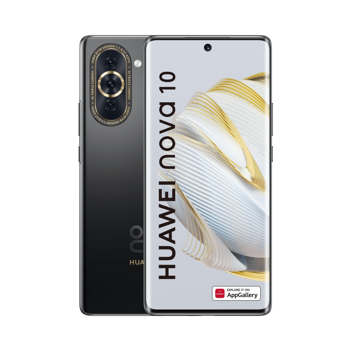 Telefon mobil Huawei Nova 10, Dual SIM, 8GB RAM, 128GB, 4G, Starry Black