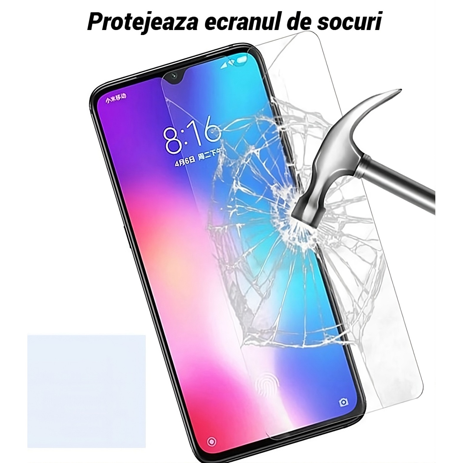 Folie Protectie Premium 0, 2 mm pentru Iphone 13 / 13 Pro / 14 / 16E
