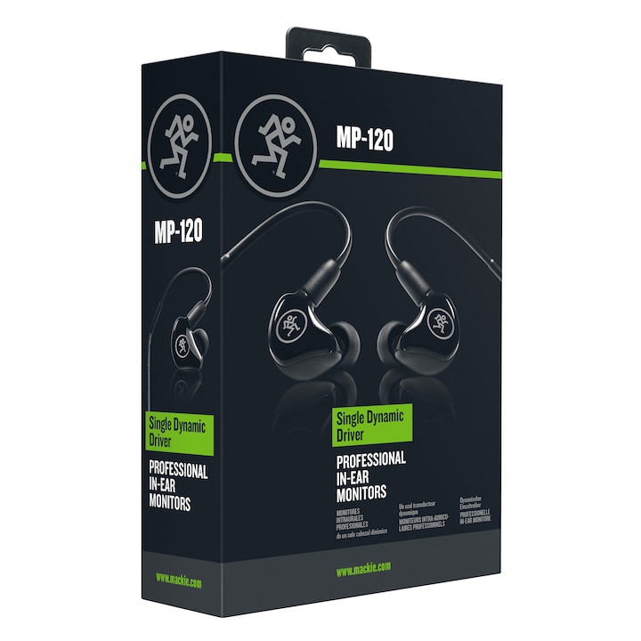 Casti In-ear MP-120, Mackie, Negru