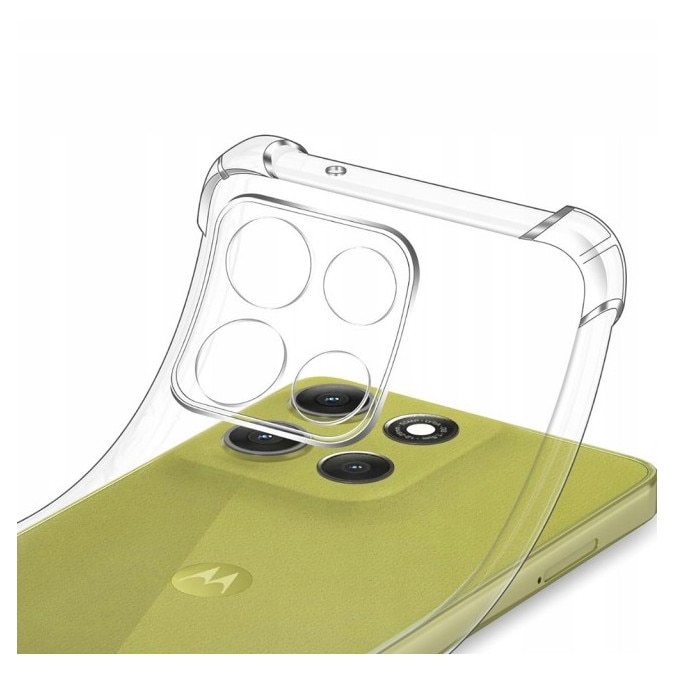 Husa Upzz® Shock Armor Compatibila Cu Motorola Moto G86, Protectie Sporita, Design Premium, Silicon, Transparenta