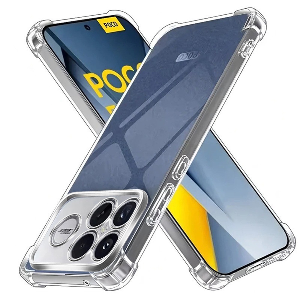 Husa antisoc pentru Xiaomi Poco F8 Ultra, Accesorio Shockproof Silicone, Transparenta